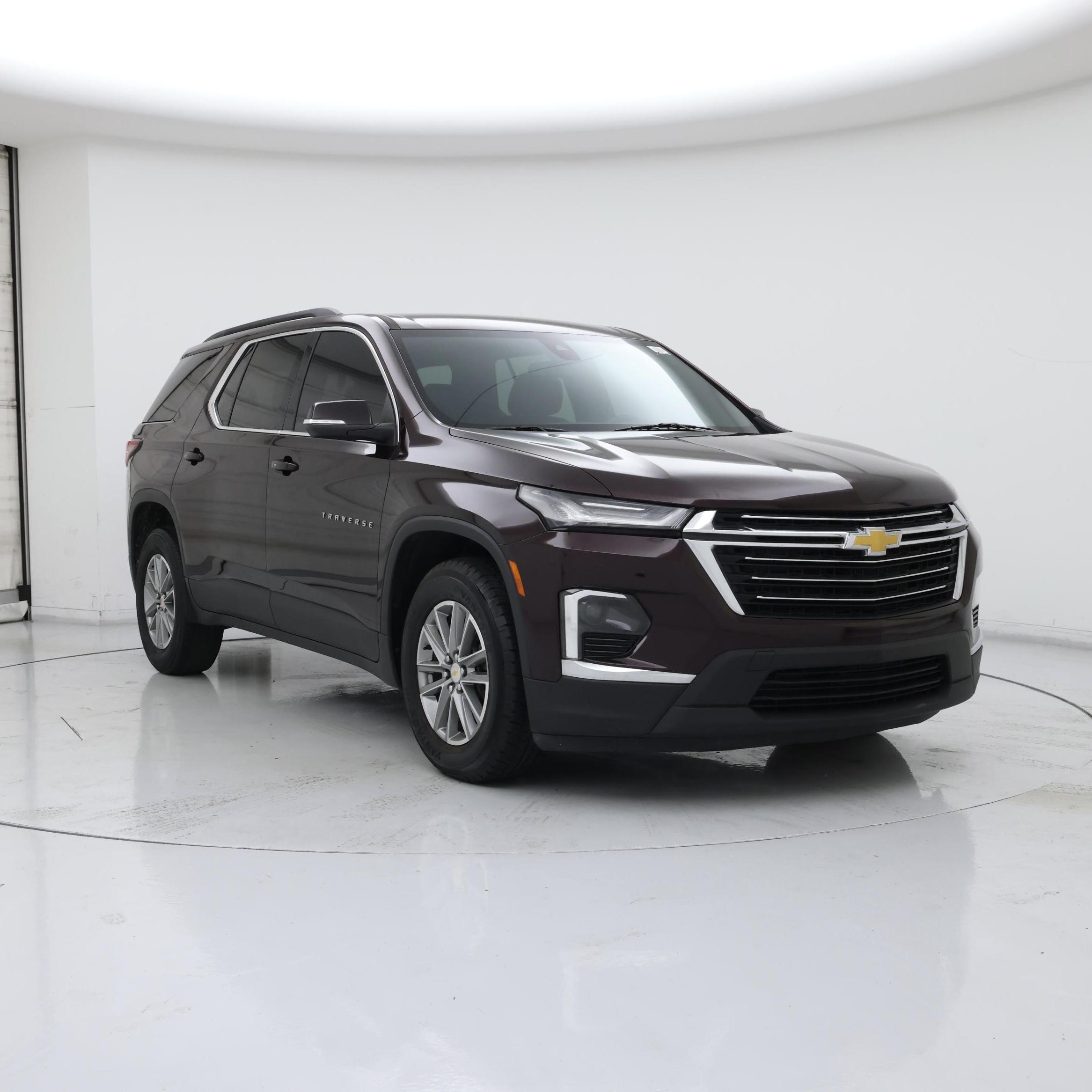 Red (Burgundy) 2023 Chevrolet Traverse LT Cloth FWD SUV / Crossover Front-Wheel Drive Automatic