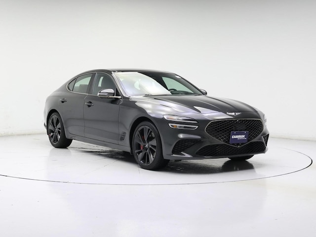Gray 2023 Genesis G70 3.3T RWD Sedan Rear-Wheel Drive Automatic