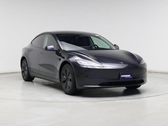 Gray 2025 Tesla Model 3 Long Range RWD Sedan Rear-Wheel Drive Automatic