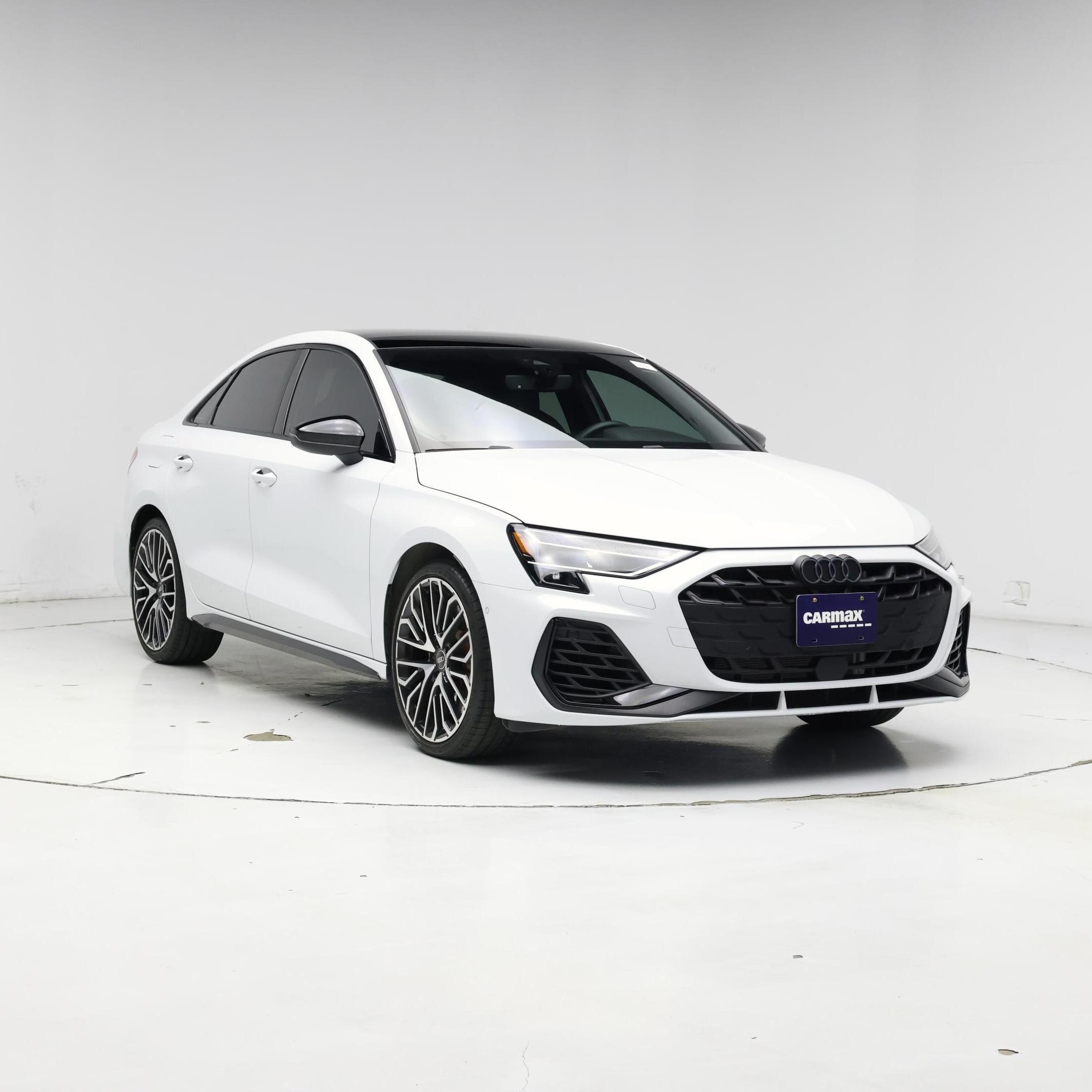 White 2025 Audi S3 Sedan All-Wheel Drive Automatic
