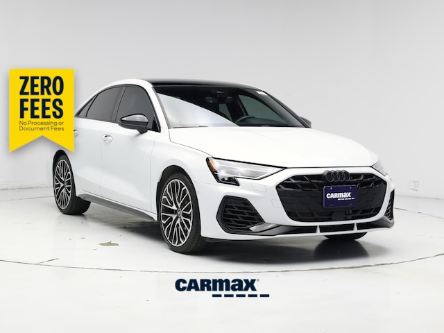 White 2025 Audi S3 Sedan All-Wheel Drive Automatic