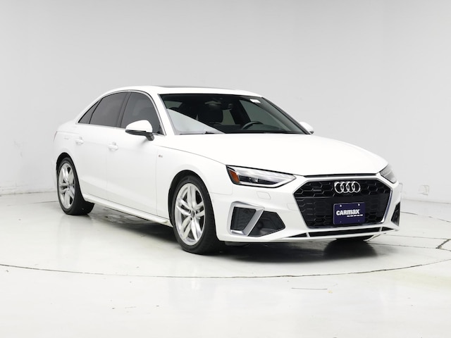 White 2022 Audi A4 quattro Prestige S Line 45 TFSI AWD Sedan All-Wheel Drive Automatic