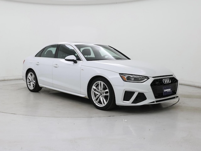 White 2022 Audi A4 quattro Premium Plus S Line 45 TFSI AWD Sedan All-Wheel Drive Automatic
