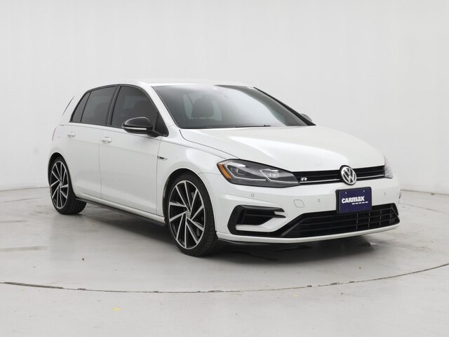 White 2019 Volkswagen Golf R AWD Hatchback All-Wheel Drive Manual