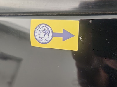 Rear Door Driver Side Cosmetic Imperfection