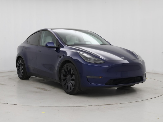 Blue 2024 Tesla Model Y Performance AWD SUV / Crossover All-Wheel Drive Automatic
