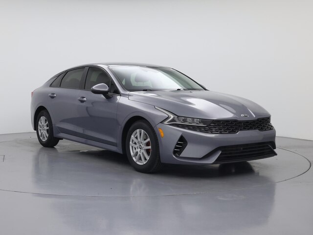 Silver 2021 Kia K5 LX FWD Sedan Front-Wheel Drive Automatic
