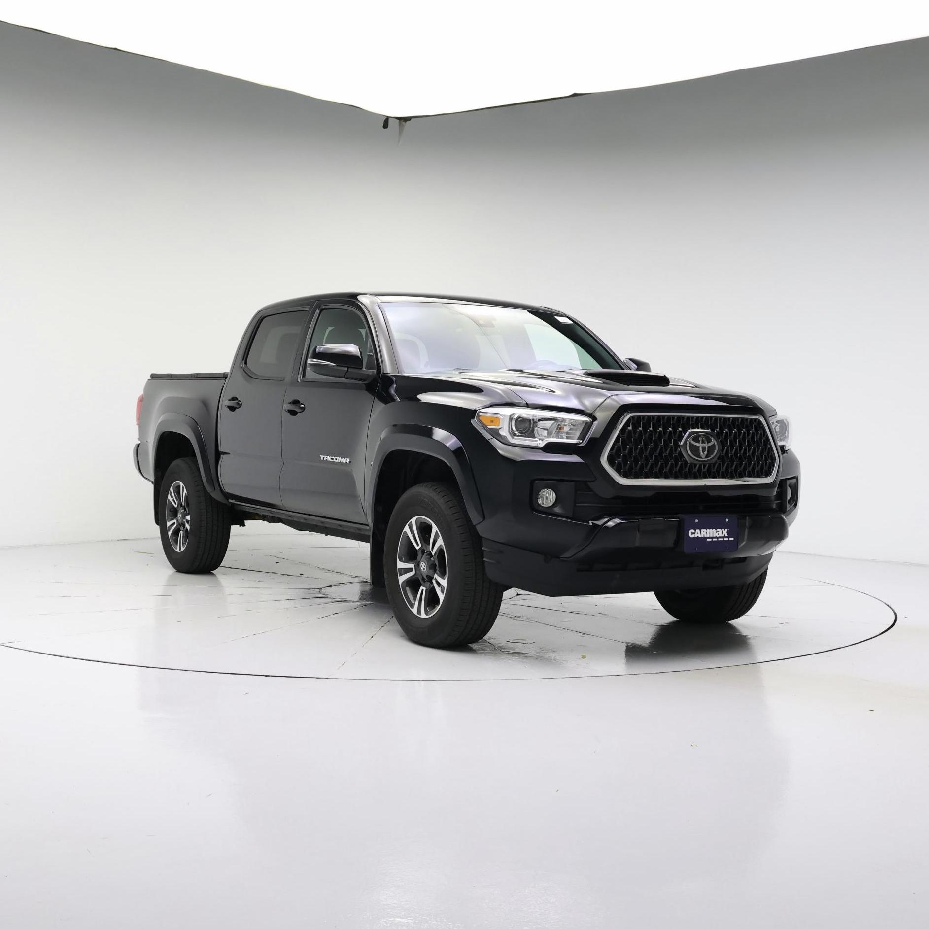 Black 2018 Toyota Tacoma Pickup Truck Four-Wheel Drive Automatic