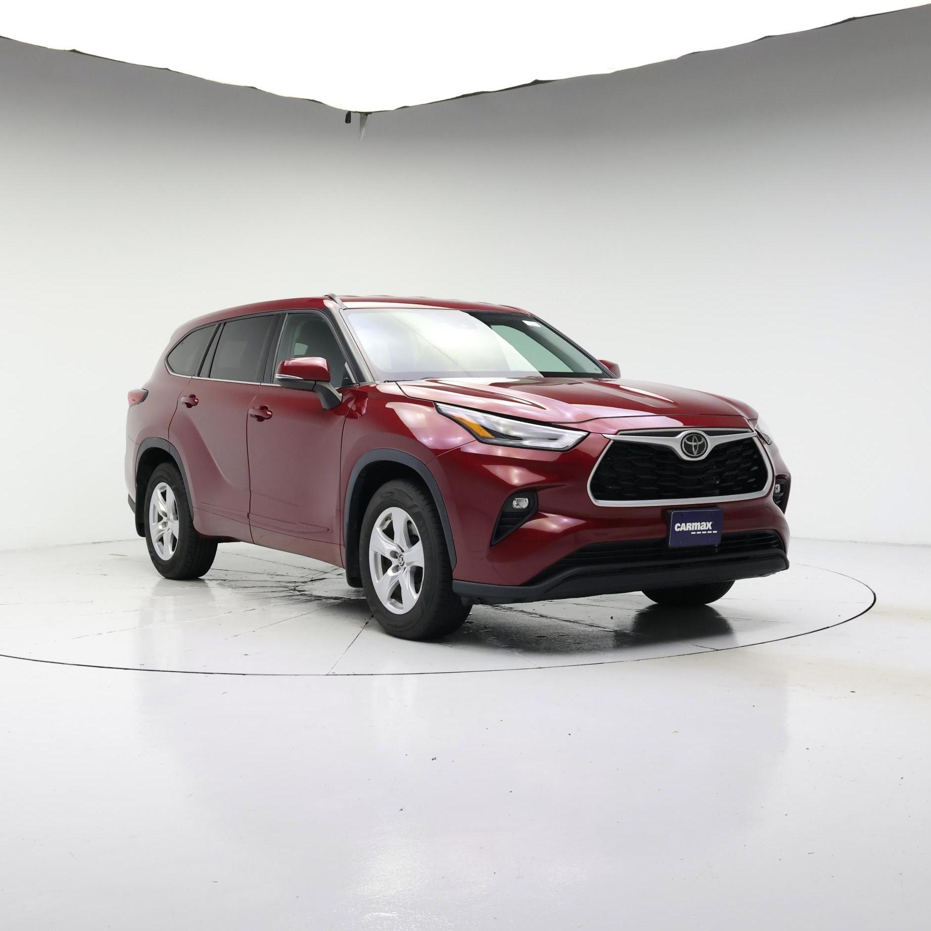 Red 2021 Toyota Highlander SUV / Crossover All-Wheel Drive Automatic