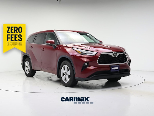 Red 2021 Toyota Highlander SUV / Crossover All-Wheel Drive Automatic