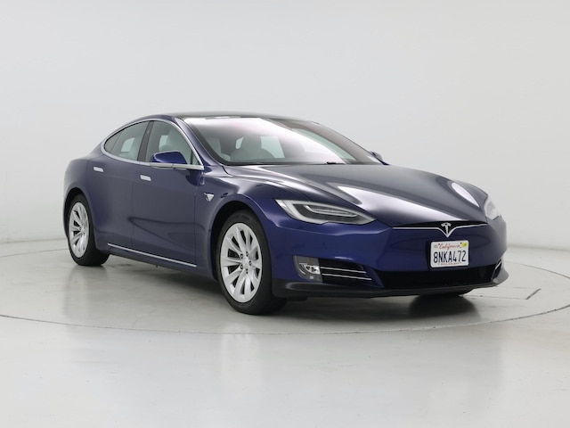 Blue 2020 Tesla Model S Long Range AWD Sedan All-Wheel Drive Automatic