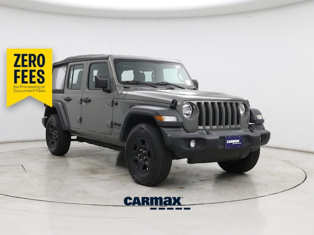 Gray 2023 Jeep Wrangler SUV / Crossover Four-Wheel Drive Automatic