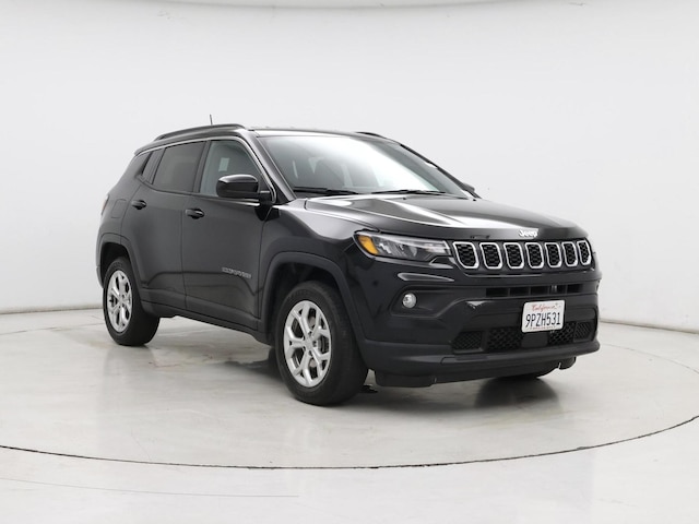 Black 2024 Jeep Compass Latitude 4WD SUV / Crossover Four-Wheel Drive Automatic