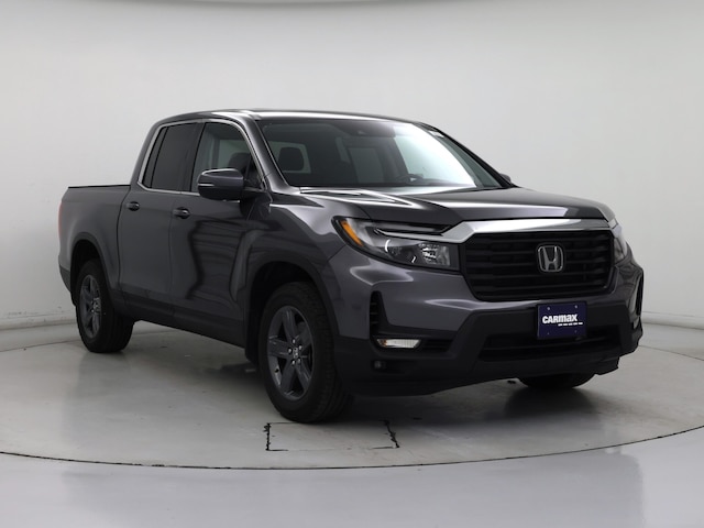 Gray 2023 Honda Ridgeline RTL AWD Pickup Truck All-Wheel Drive Automatic