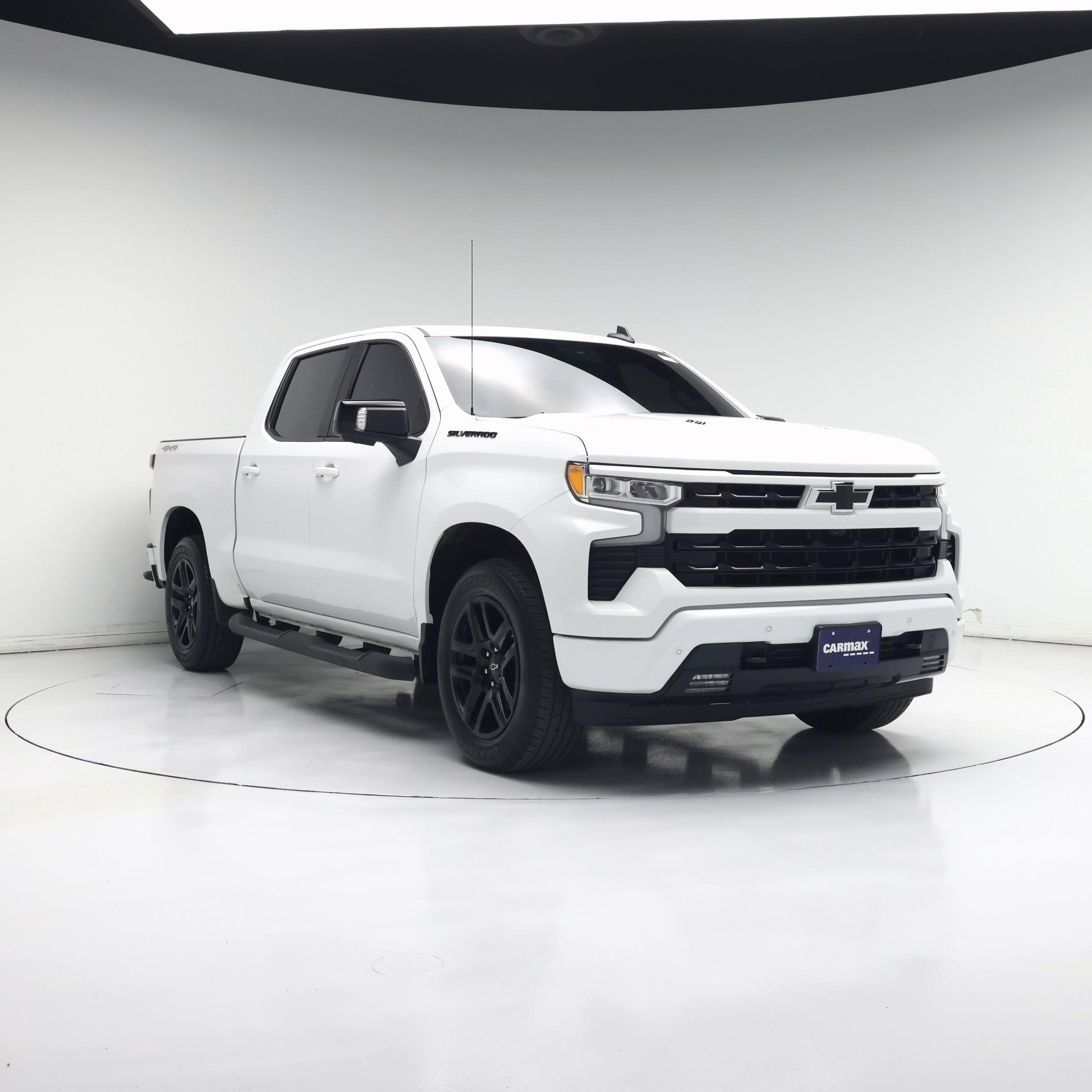 White 2024 Chevrolet Silverado 1500 Pickup Truck Four-Wheel Drive Automatic