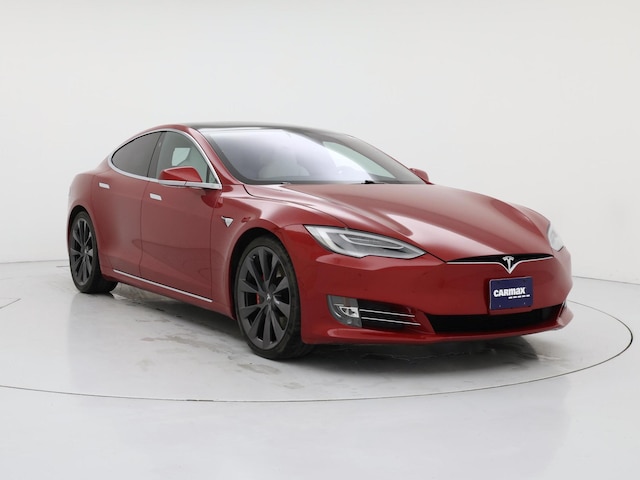 Red 2019 Tesla Model S Performance AWD Sedan All-Wheel Drive Automatic