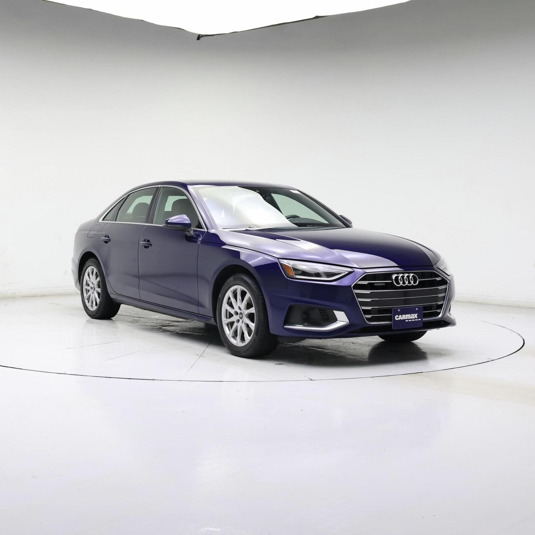 Blue 2022 Audi A4 Sedan All-Wheel Drive Automatic