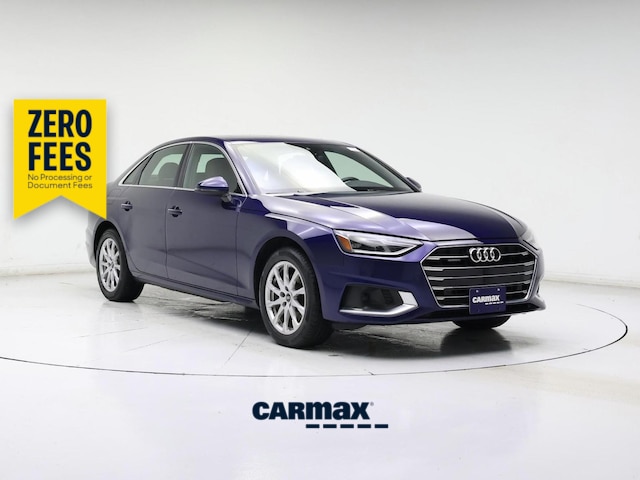 Blue 2022 Audi A4 Sedan All-Wheel Drive Automatic