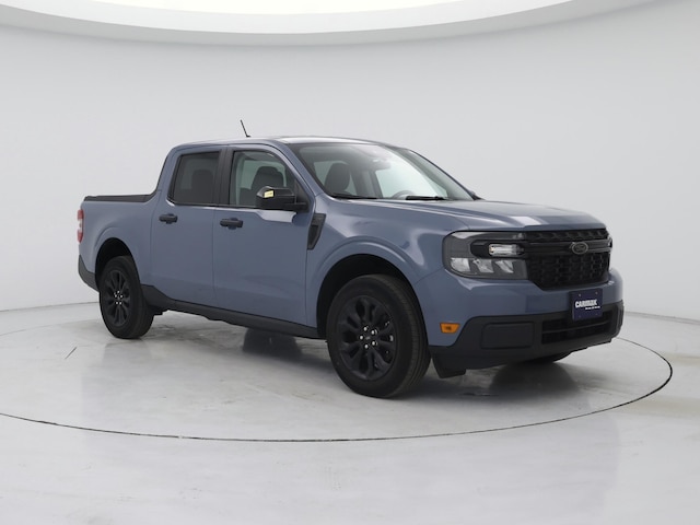 Blue 2024 Ford Maverick XLT SuperCrew FWD Pickup Truck Front-Wheel Drive Automatic