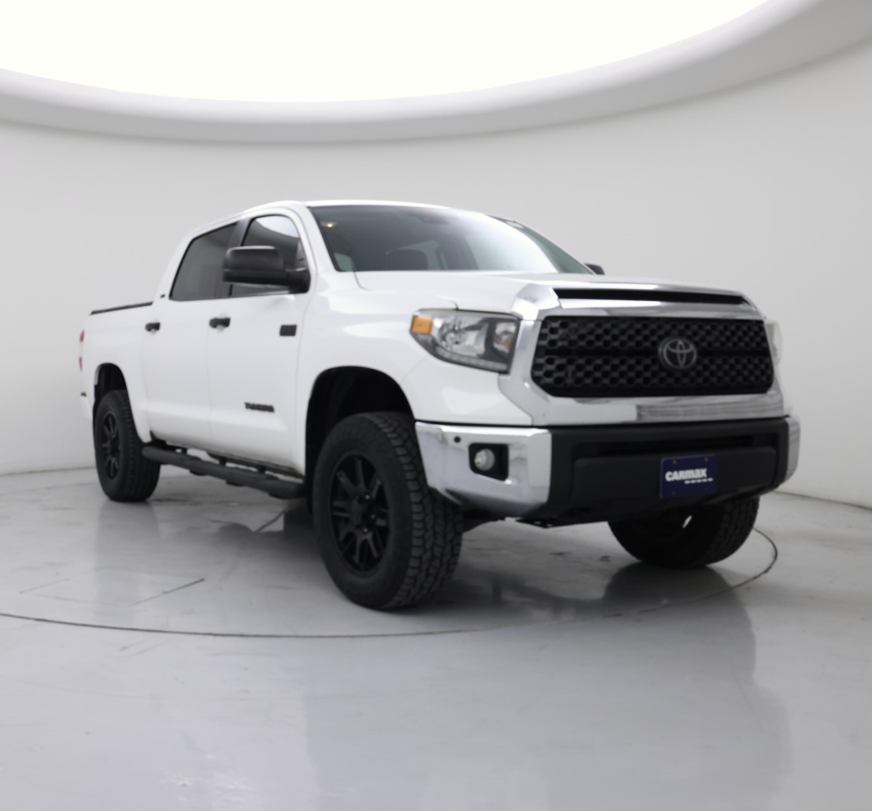 White 2021 Toyota Tundra Pickup Truck Four-Wheel Drive Automatic