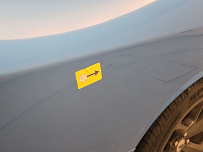 Rear Panel Passenger Side Cosmetic Imperfection