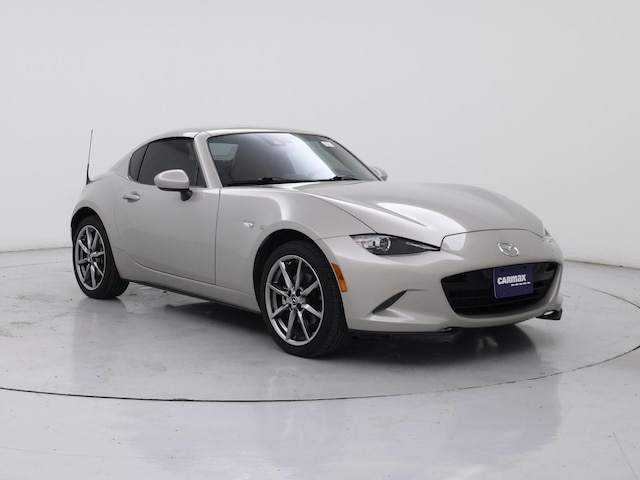 Silver 2023 Mazda MX-5 Miata RF Grand Touring RWD Convertible Rear-Wheel Drive Automatic