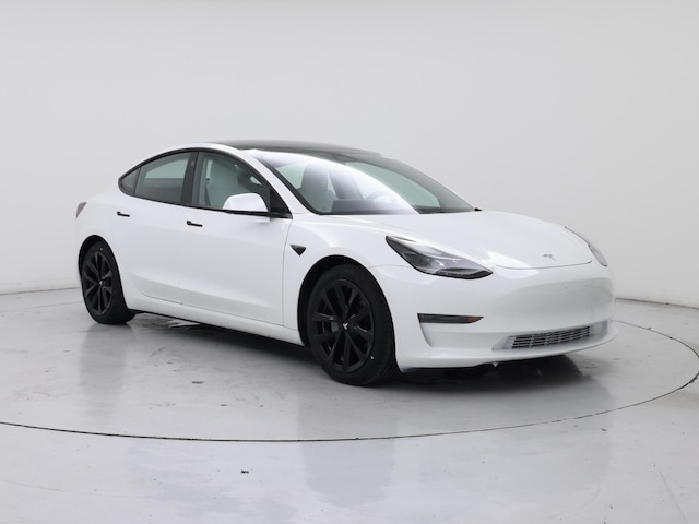 White 2021 Tesla Model 3 Long Range AWD Sedan All-Wheel Drive Automatic