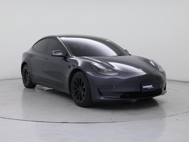 Silver 2023 Tesla Model 3 RWD Sedan Rear-Wheel Drive Automatic
