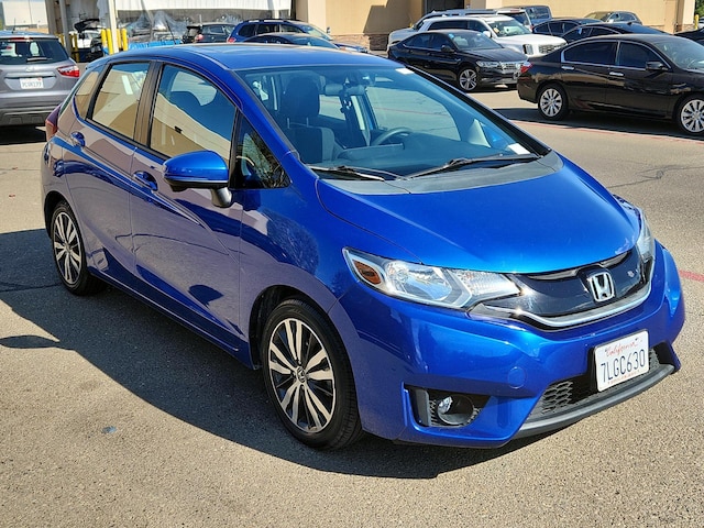 Blue 2015 Honda Fit EX Hatchback Front-Wheel Drive Automatic