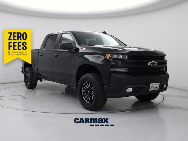 Black 2021 Chevrolet Silverado 1500 Pickup Truck Four-Wheel Drive Automatic