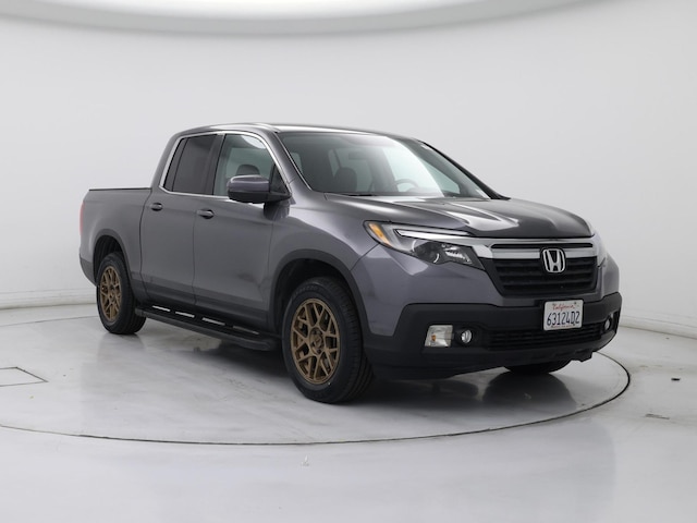 Gray 2017 Honda Ridgeline RTL AWD Pickup Truck All-Wheel Drive Automatic