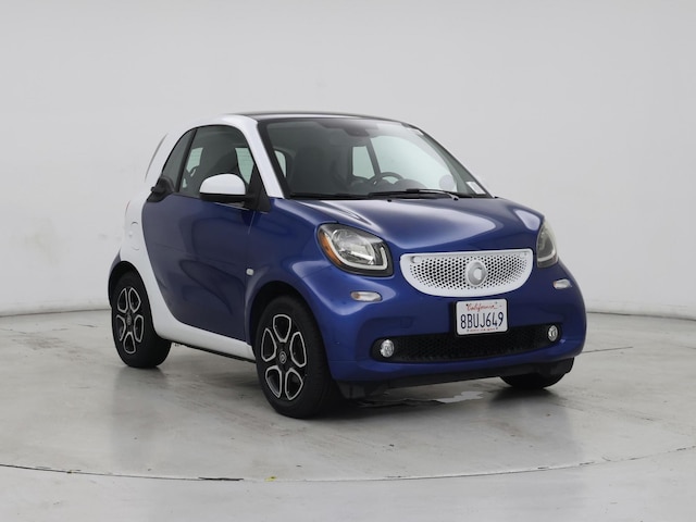 Blue 2016 smart fortwo prime Hatchback Rear-Wheel Drive Automatic