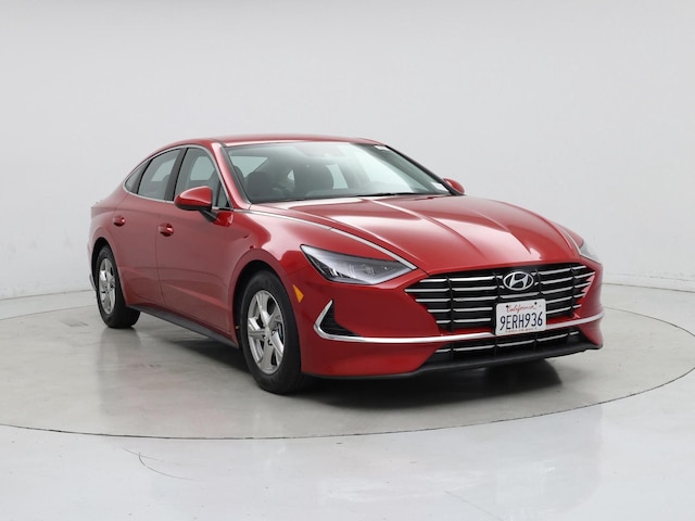 Red 2020 Hyundai Sonata SE FWD Sedan Front-Wheel Drive Automatic
