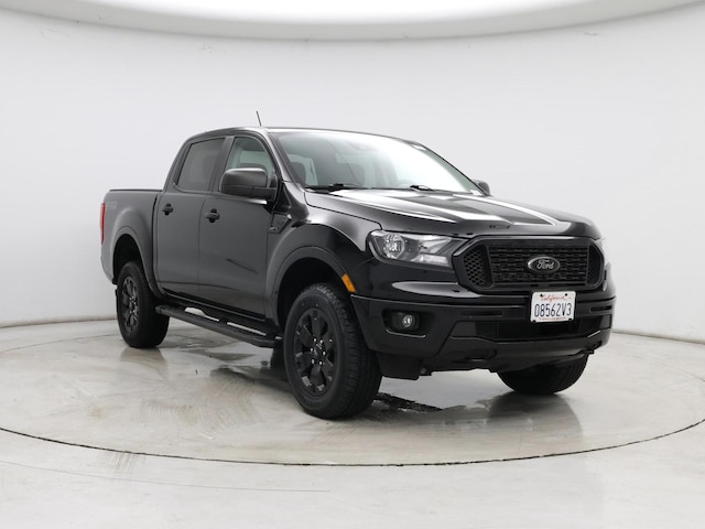 Black 2023 Ford Ranger XLT SuperCrew RWD Pickup Truck 4X2 Automatic