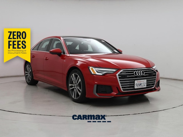 Red 2022 Audi A6 Sedan All-Wheel Drive Automatic
