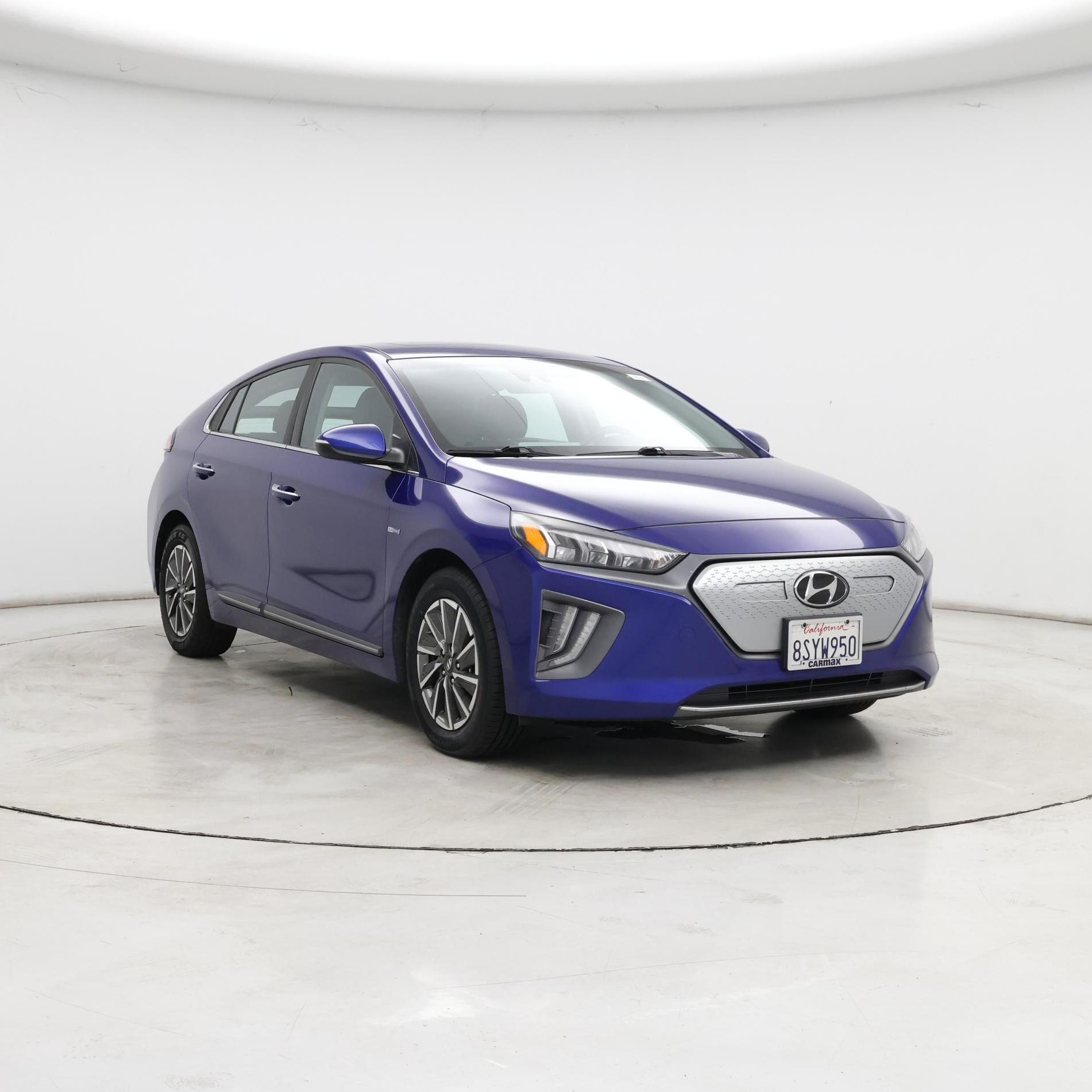 Blue 2020 Hyundai Ioniq Electric Hatchback Front-Wheel Drive Automatic