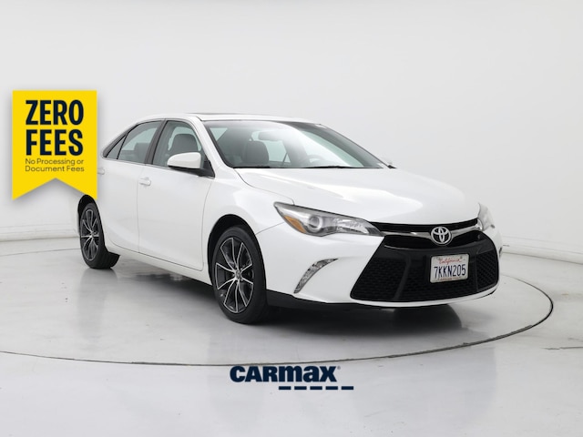 White 2015 Toyota Camry XSE Sedan Front-Wheel Drive Automatic