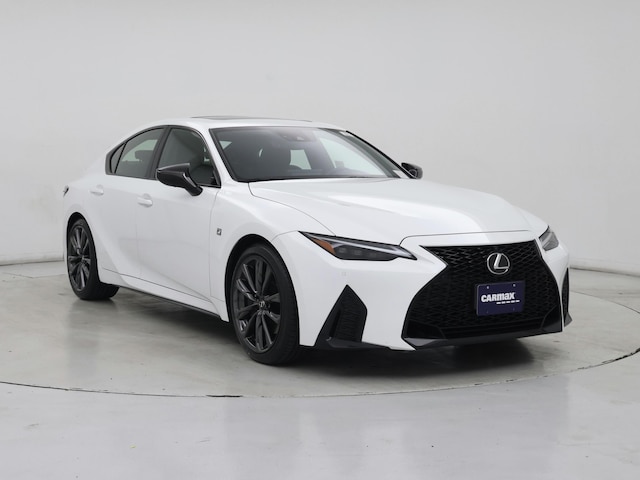 White 2025 Lexus IS 350 F Sport RWD Sedan Rear-Wheel Drive Automatic