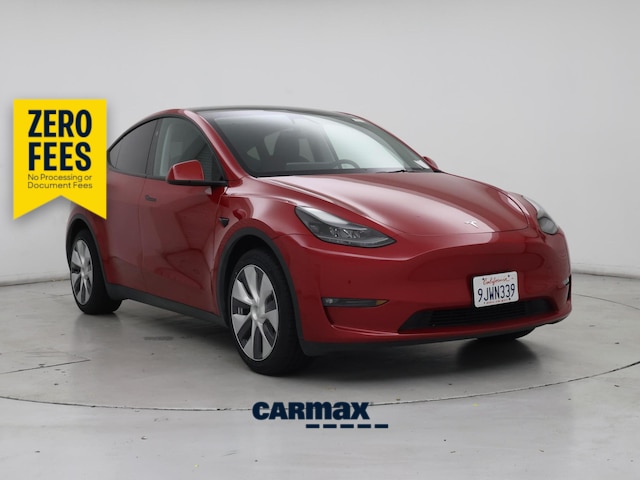 Red 2023 Tesla Model Y SUV / Crossover All-Wheel Drive Automatic