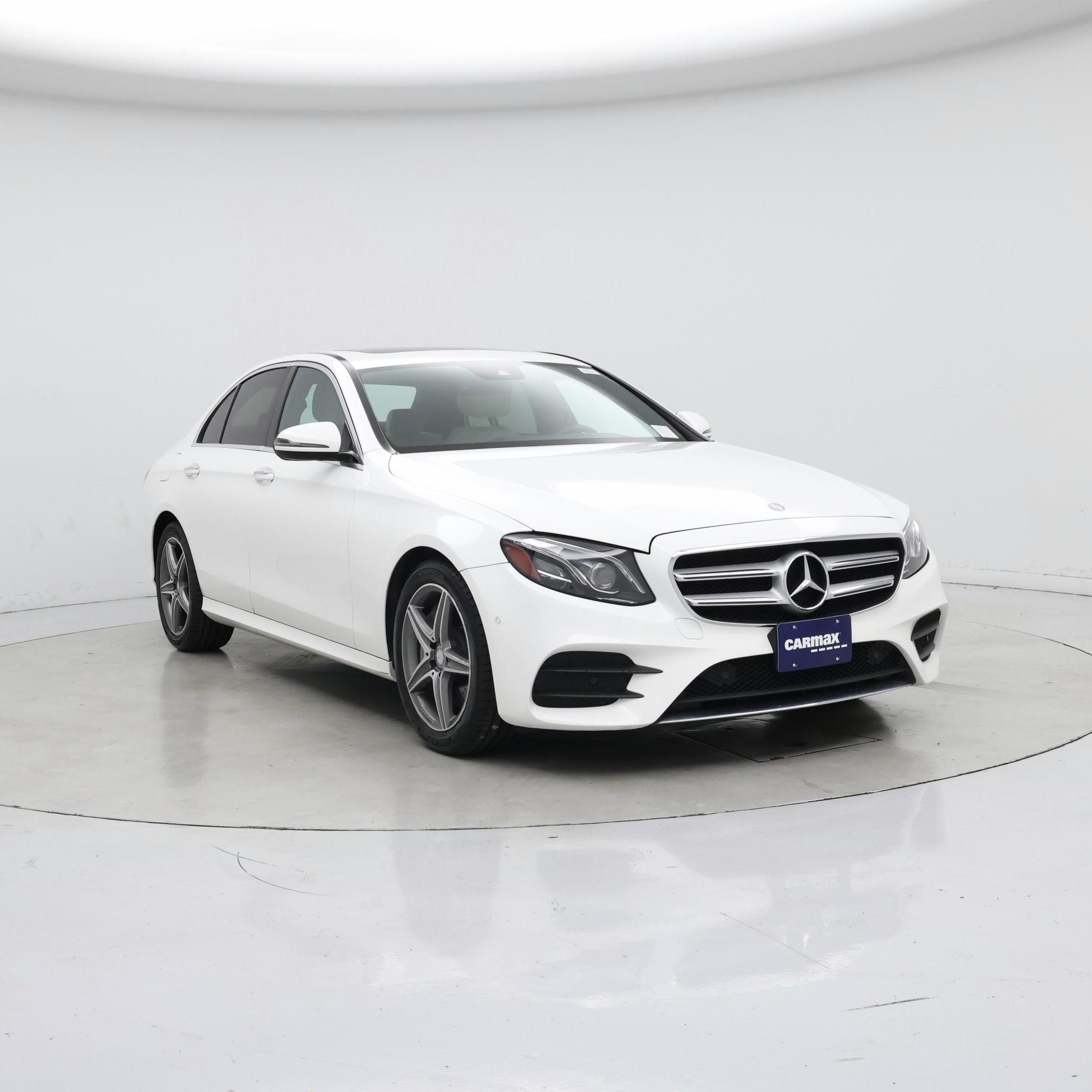 White 2017 Mercedes-Benz E-Class Sedan Rear-Wheel Drive Automatic