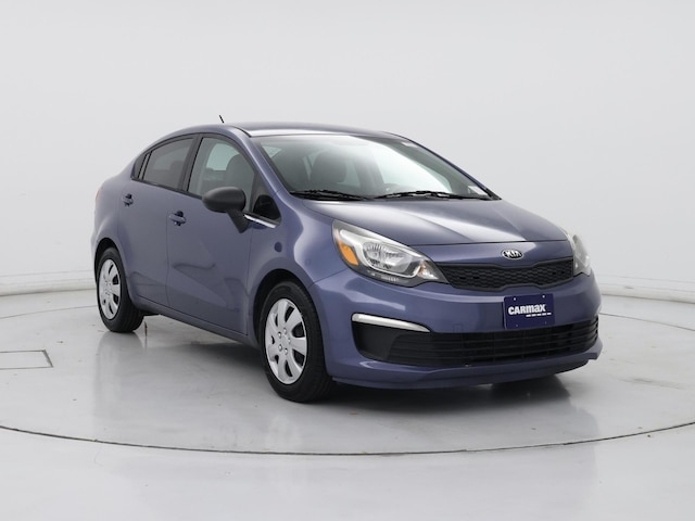 Blue 2016 Kia Rio LX Sedan Front-Wheel Drive Automatic