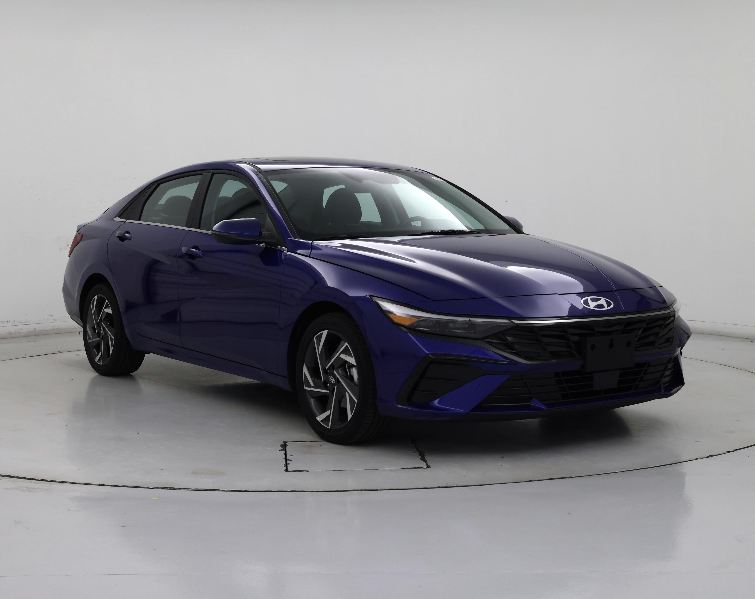 Blue 2025 Hyundai Elantra Hybrid Limited FWD Sedan Front-Wheel Drive Automatic