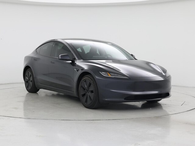 Gray 2025 Tesla Model 3 Long Range RWD Sedan Rear-Wheel Drive Automatic