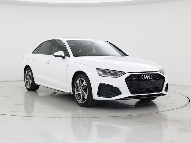 White 2021 Audi A4 quattro Premium Plus S Line 45 TFSI AWD Sedan All-Wheel Drive Automatic