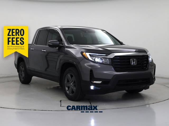Gray 2023 Honda Ridgeline RTL-E AWD Pickup Truck All-Wheel Drive Automatic