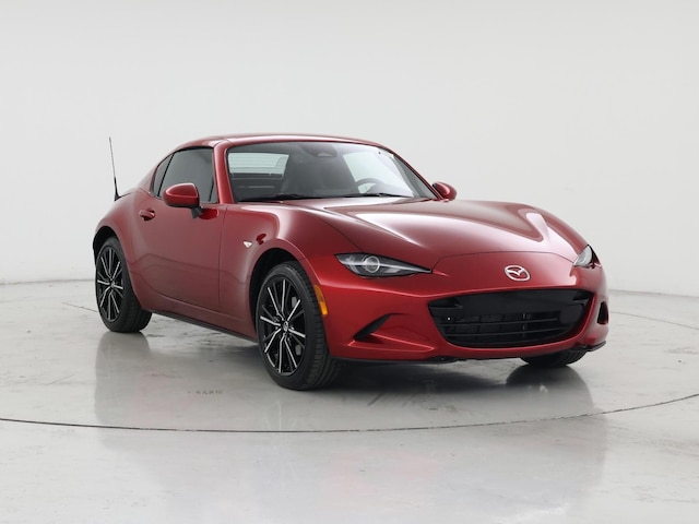 Red 2024 Mazda MX-5 Miata RF Grand Touring RWD Convertible Rear-Wheel Drive Automatic