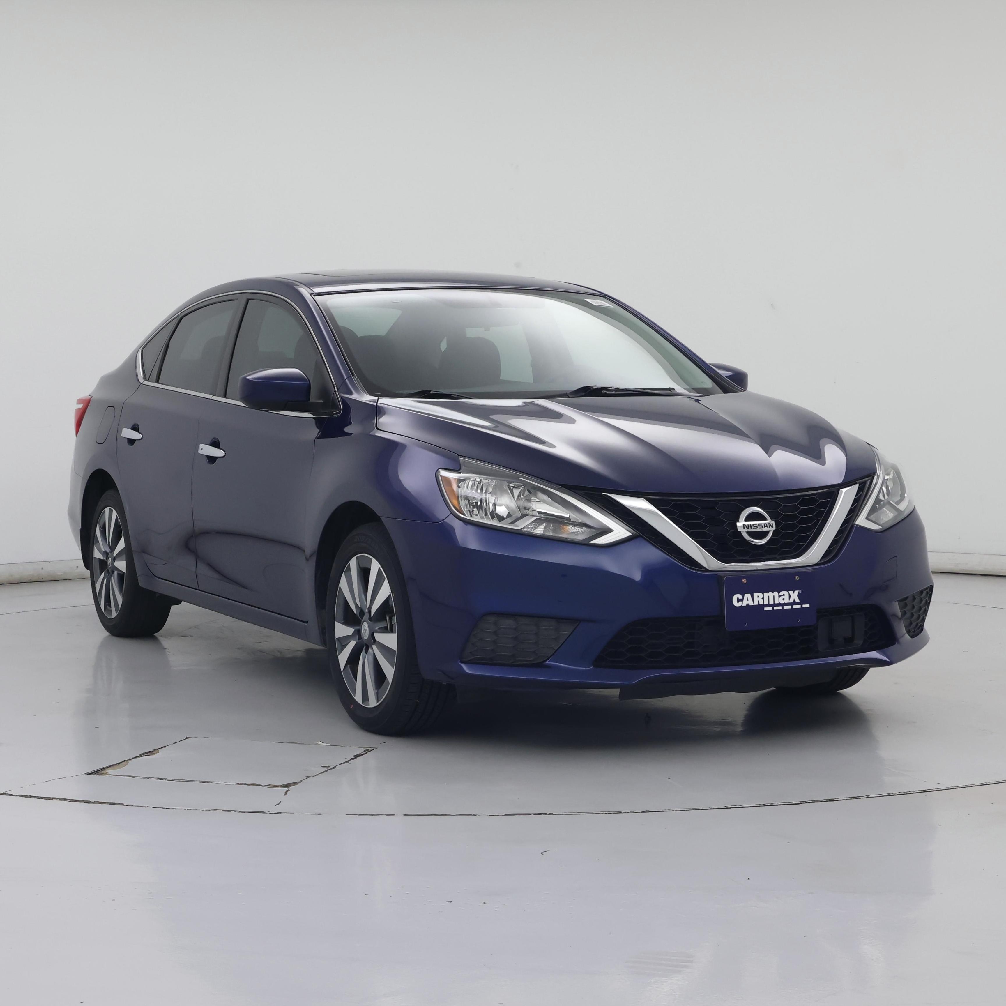 Blue 2019 Nissan Sentra Sedan Front-Wheel Drive Automatic
