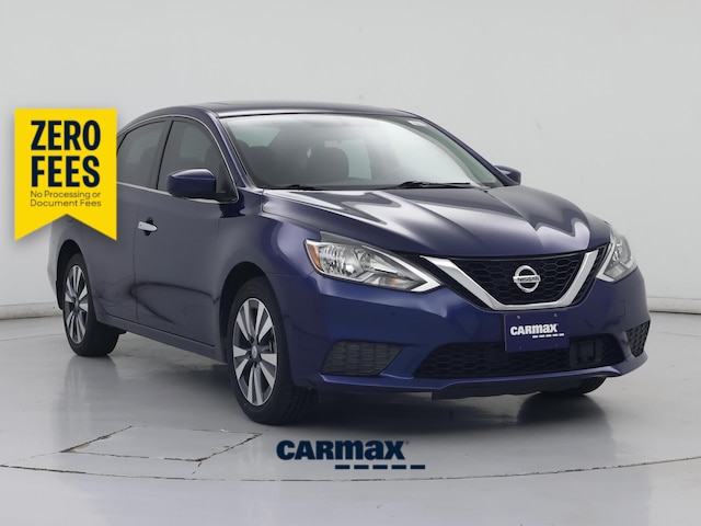 Blue 2019 Nissan Sentra Sedan Front-Wheel Drive Automatic
