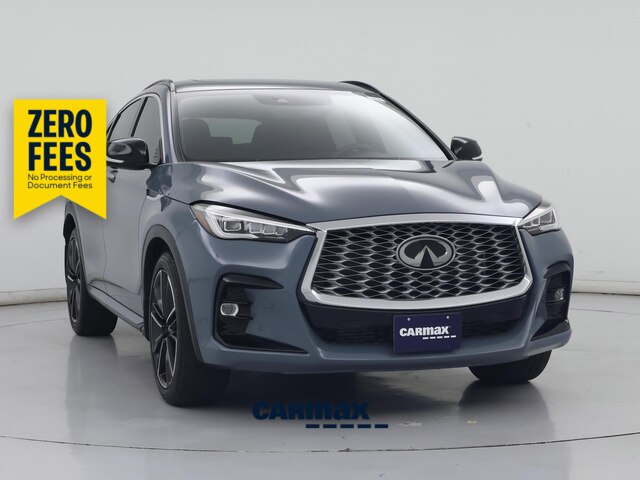 Gray 2022 INFINITI QX55 SUV / Crossover All-Wheel Drive Automatic