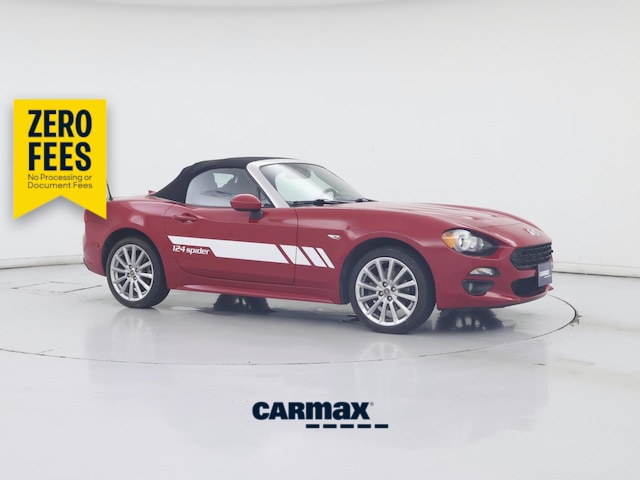 Red 2018 FIAT 124 Spider Convertible Rear-Wheel Drive Automatic